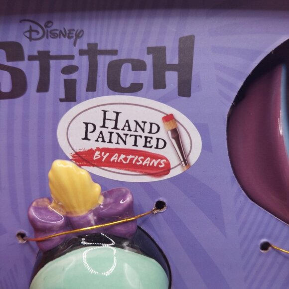 NIB Disney Stitch & Scrump Halloween Skeleton Ceramic Salt & Pepper Shaker Set - Picture 4 of 4